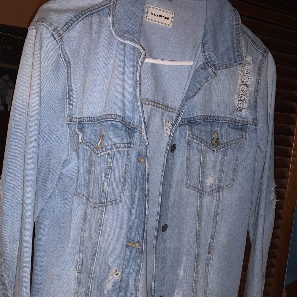 Ripped Jean Jacket